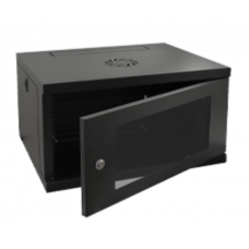 Rack mount battery Wall Mounting Cabinet - Black eg 2 X Pylontech US2000C - 550mmW × 550mmD x 325mmH - 6U